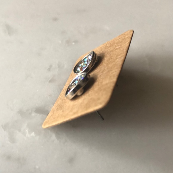 Faux Crystal Earrings - Picture 3 of 3